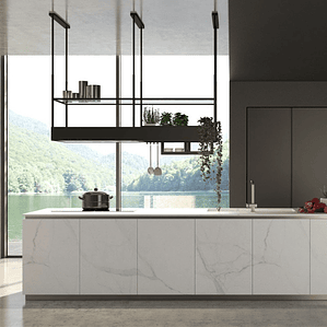 Campana Isla FALMEC Spazio 180 Cm Acabado NEGRO