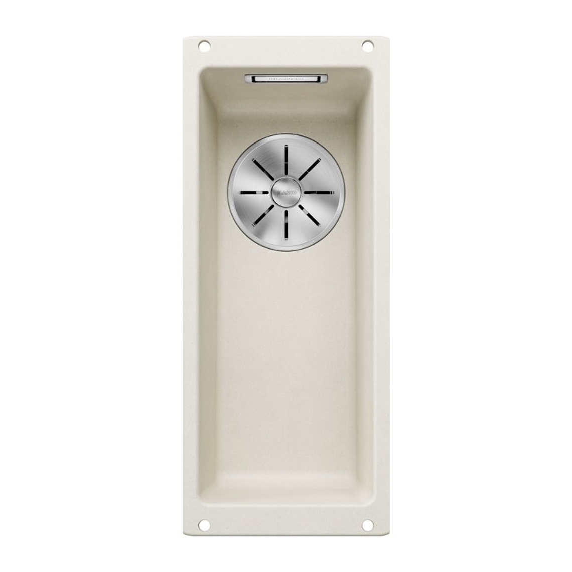 Lavaplatos de Granito BE BLANCO Sublime 160 U Blanco Suave (19 x 46 cm) 1