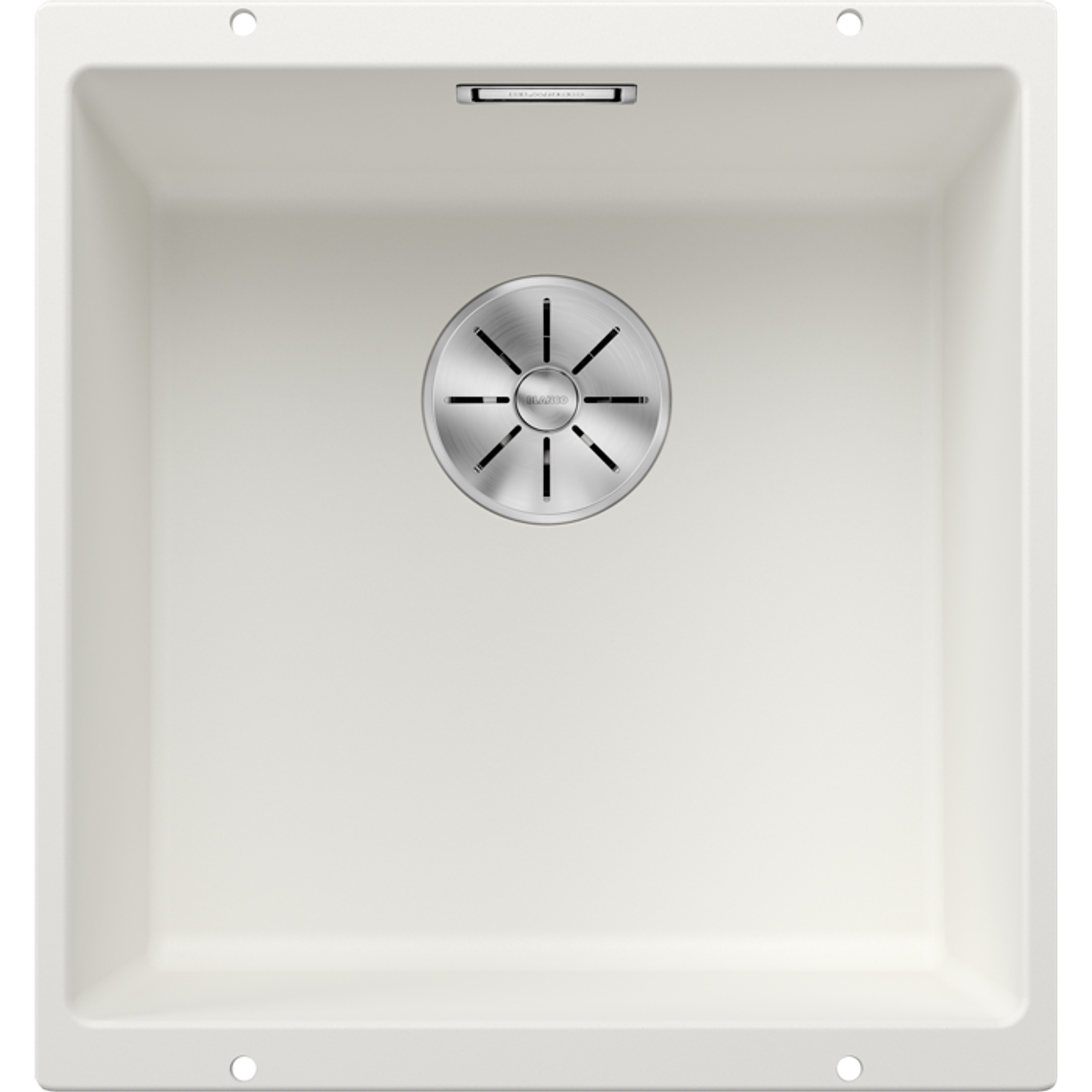 Lavaplatos de Granito Bajo Encimera BLANCO Sublime 400 U Blanco (40 x 40 cm) 1