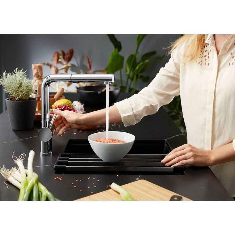 Lavaplatos de Granito Bajo Encimera BLANCO Sublime 400 U Café (40 x 40 cm) 4