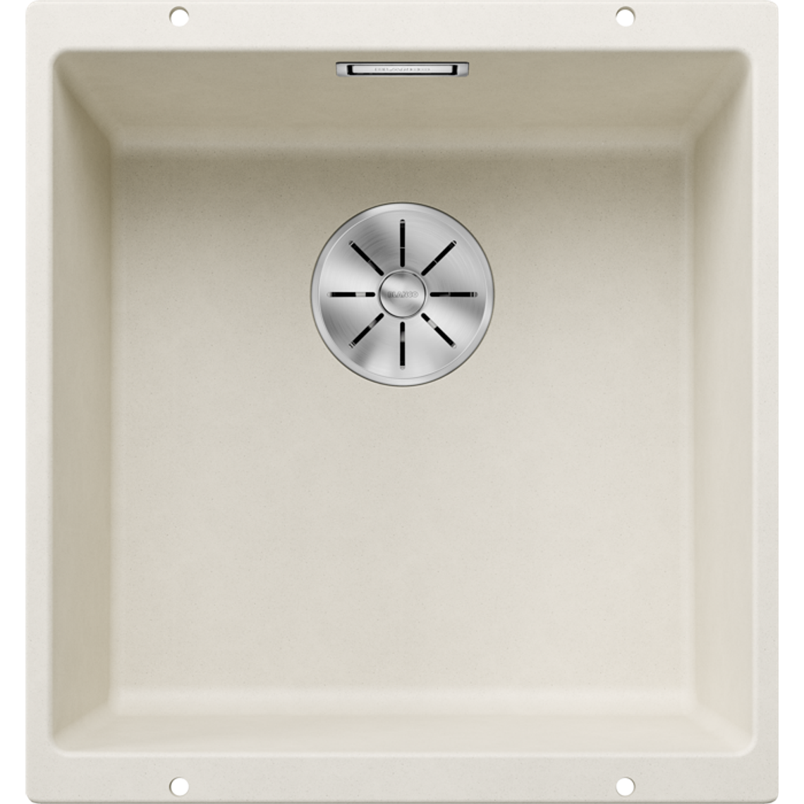 Lavaplatos de Granito BE BLANCO Sublime 400 U Blanco Suave (40 x 40 cm) 1