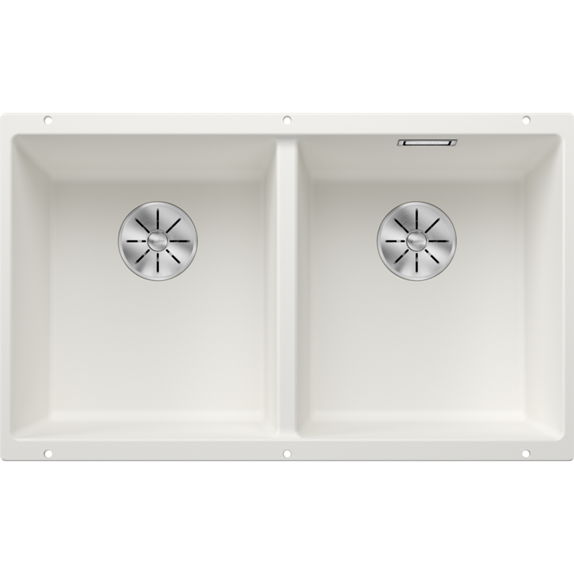 Lavaplatos de Granito Bajo Encimera BLANCO Subline 350 U Blanco ( 72 x 40 cm) 1