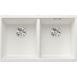 Lavaplatos de Granito Bajo Encimera BLANCO Subline 350 U Blanco ( 72 x 40 cm)