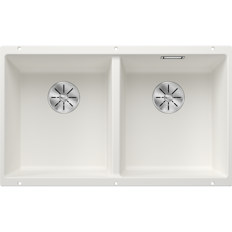 Lavaplatos de Granito Bajo Encimera BLANCO Subline 350 U Blanco ( 72 x 40 cm) 1