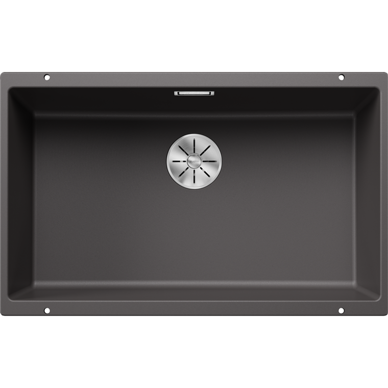 Lavaplatos de Granito Bajo Encimera BLANCO Subline 700 U Gris Roca ( 70 x 40 cm) 1