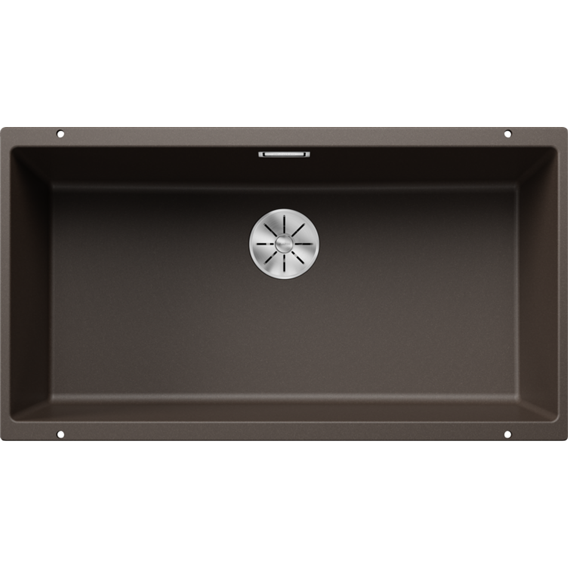 Lavaplatos de Granito Bajo Encimera BLANCO Subline 800 U Café ( 80 x 40 cm) 1