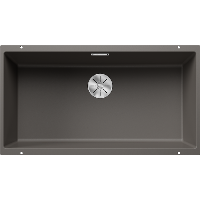 Lavaplatos de Granito BE BLANCO Subline 800 U Gris Volcán ( 80 x 40 cm) 1