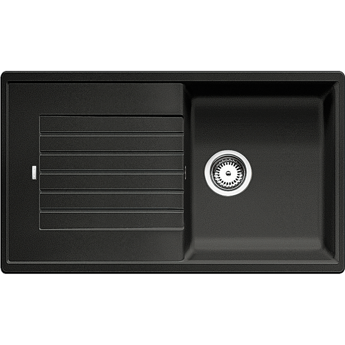 Lavaplatos de Granito Empotrado Reversible BLANCO Subline ZIA5 S Antracita (86 x 50 cm) 1