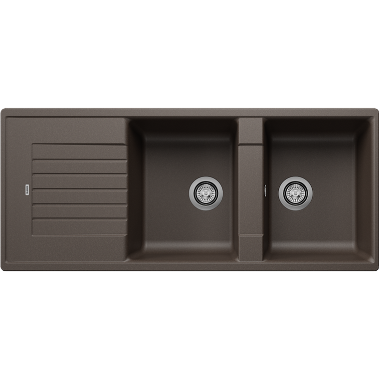 Lavaplatos de Granito Empotrado Reversible BLANCO Subline ZIA 8 S Café ( 116 x 50 cm) 1