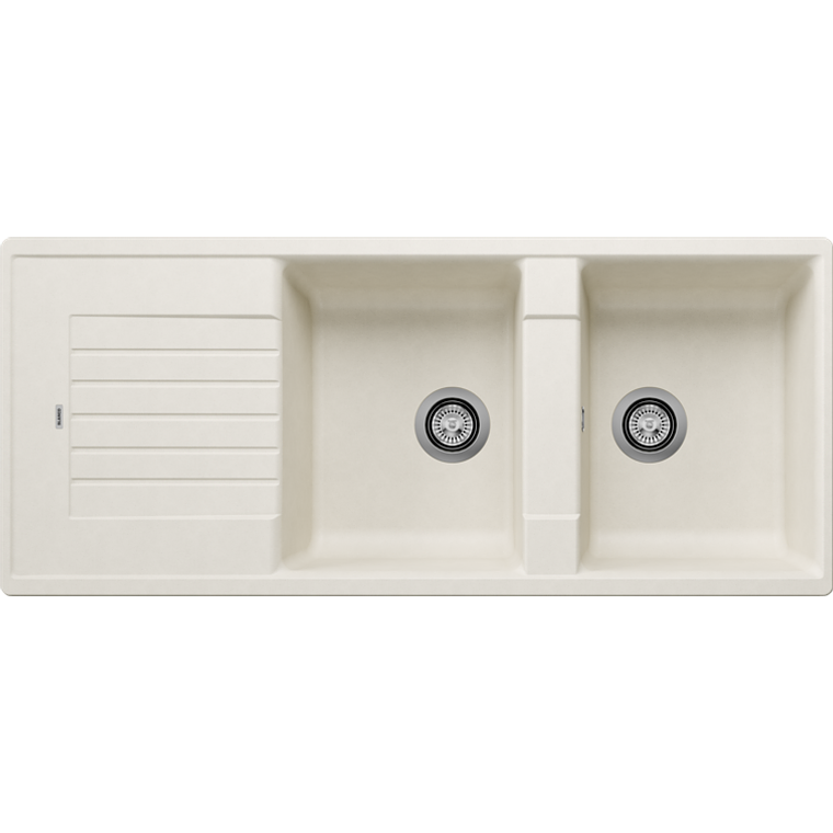 Lavaplatos de Granito Empotrado Reversible BLANCO Subline ZIA 8 S Blanco Suave ( 116 x 50 cm) 1