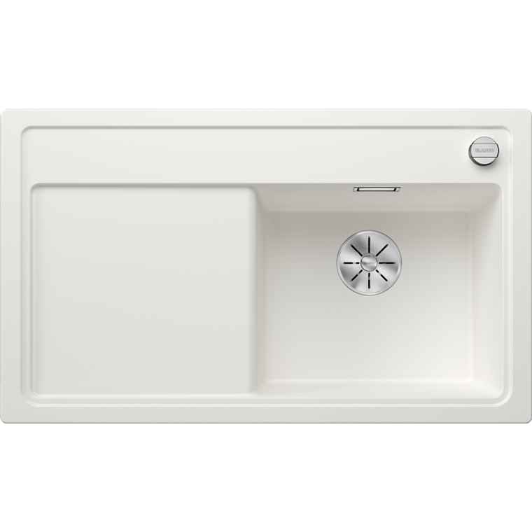 Lavaplatos de Granito con desegüe automático DER BLANCO Zenar 45 S Blanco ( 84 x 50 cm) 1