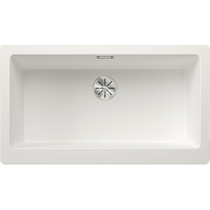 Lavaplatos de Granito Americano BLANCO VINTERA XL 9-UF Blanco ( 90 x 50 cm)