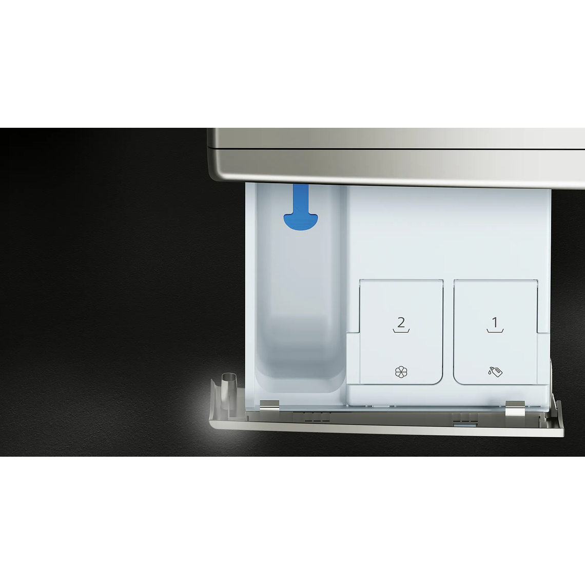 Lavadora SIEMENS iQ500 de carga frontal 9 kg 1400 r.p.m. Acero Antihuellas A 9