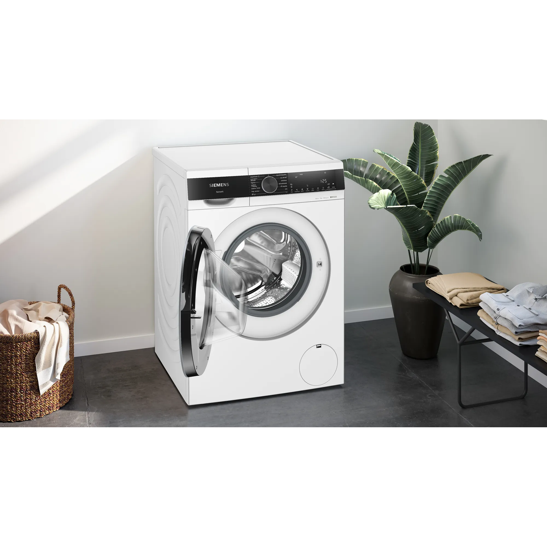 Lavadora SIEMENS iQ500 de carga frontal 9 kg 1400 r.p.m. A