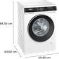 Lavadora SIEMENS iQ500 de carga frontal 9 kg 1400 r.p.m. A - Miniatura 5
