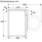Lavadora SIEMENS iQ500 de carga frontal 9 kg 1400 r.p.m. Acero Antihuellas A - Miniatura 9