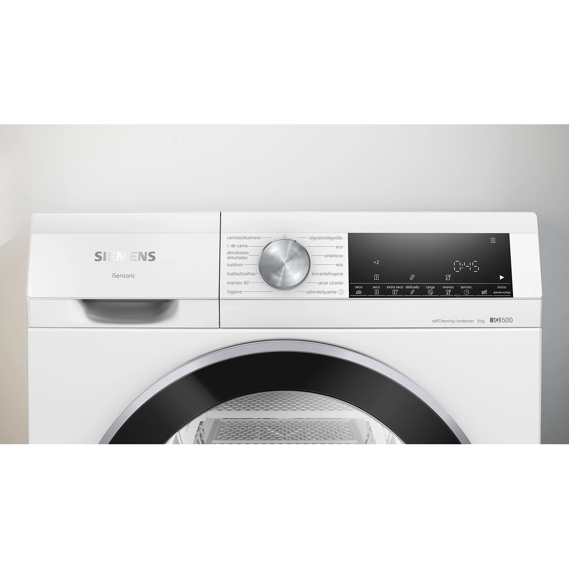 Secadora Siemens iQ500 9 kg Bomba de Calor A+++ - Blanco, Condensador Autolimpiante 2