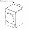 Secadora Siemens iQ500 9 kg Bomba de Calor A+++ - Blanco, Condensador Autolimpiante
