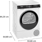 Secadora Siemens iQ500 con Bomba de Calor 8 kg - Eficiencia A+++, Secado Rápido y Suave - Miniatura 6