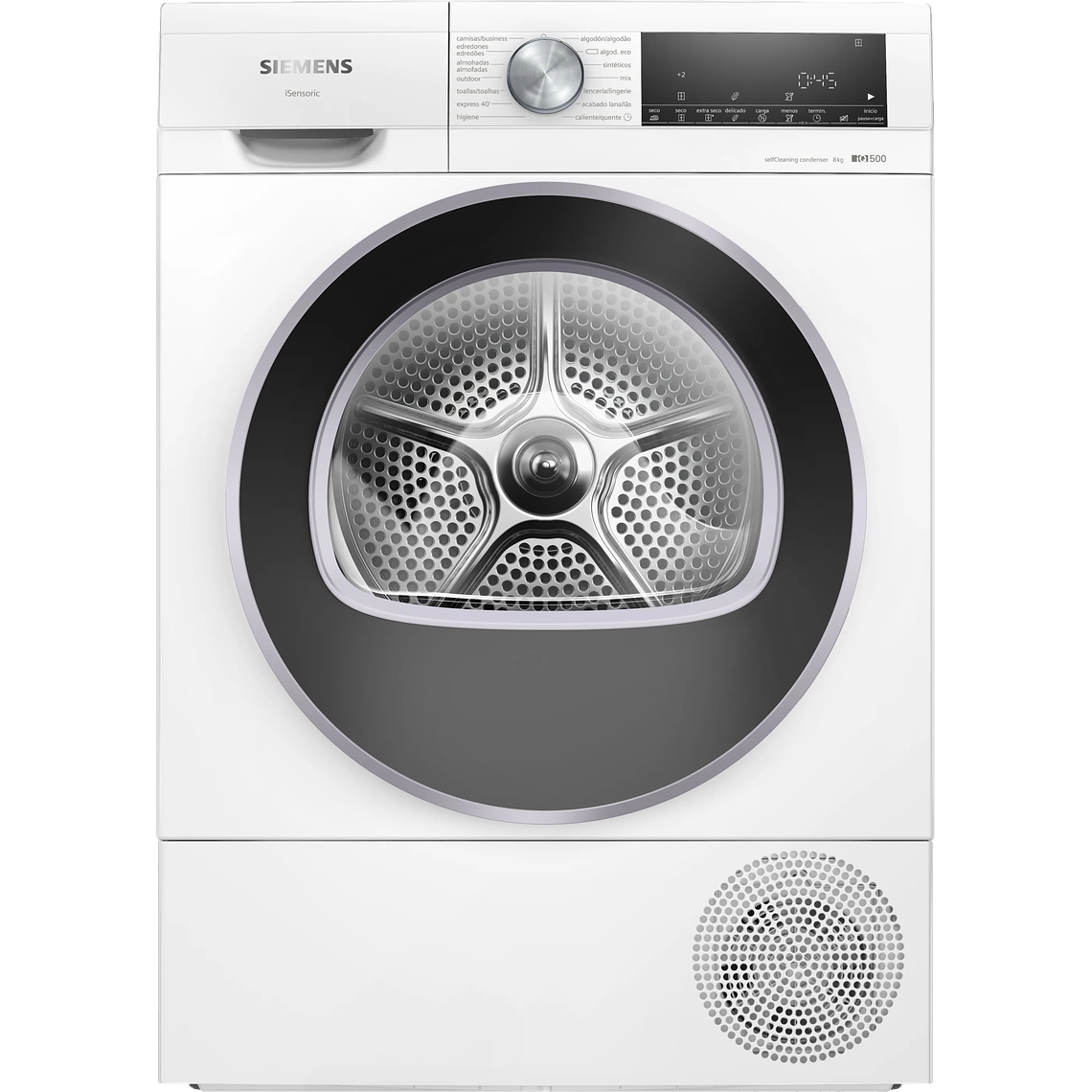 Secadora Siemens iQ500 8 kg con Bomba de Calor A+++ - Secado Eficiente y Cuidado para tu Ropa 1