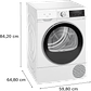 Secadora Siemens iQ500 8 kg con Bomba de Calor A+++ - Secado Eficiente y Cuidado para tu Ropa - Miniatura 7