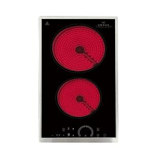 Encimera Vitrocerámica 2 Zonas Ursus Trotter UT-VCT 2P INOX