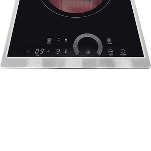 Encimera Vitrocerámica 2 Zonas Ursus Trotter UT-VCT 2P INOX