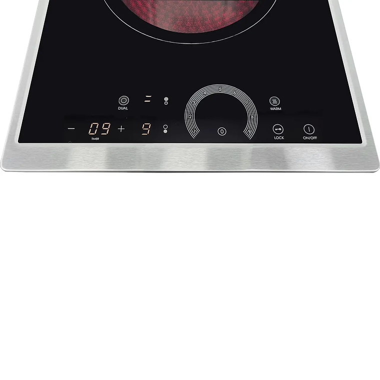 Encimera Vitrocerámica 2 Zonas Ursus Trotter UT-VCT 2P INOX 2