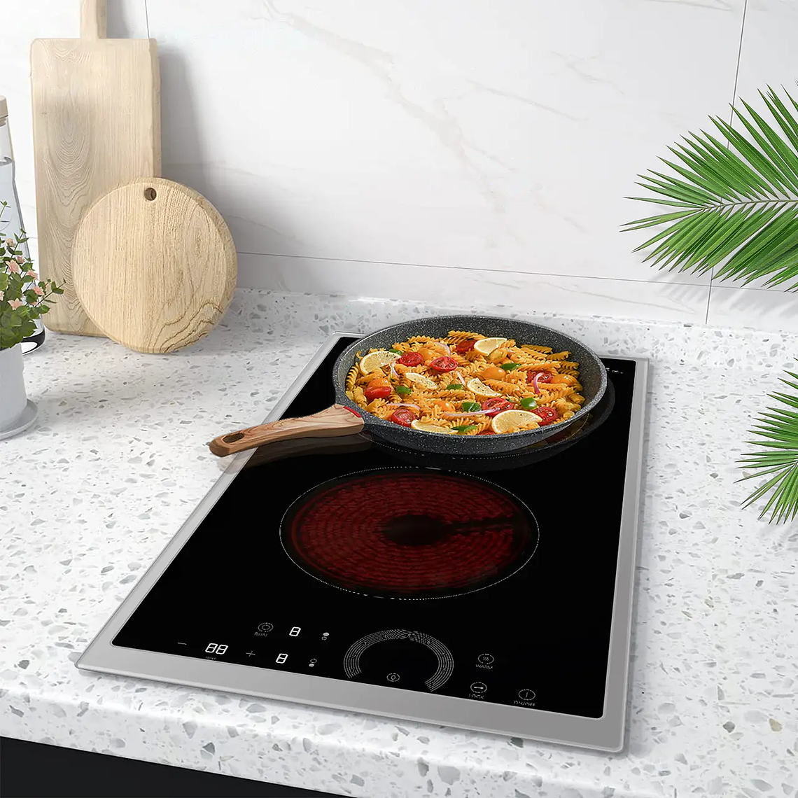 Encimera Vitrocerámica 2 Zonas Ursus Trotter UT-VCT 2P INOX 8