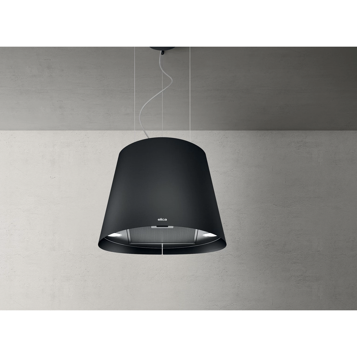 Campana Colgante JUNO BL/F/50 Acabado Negro 50 Cm 5