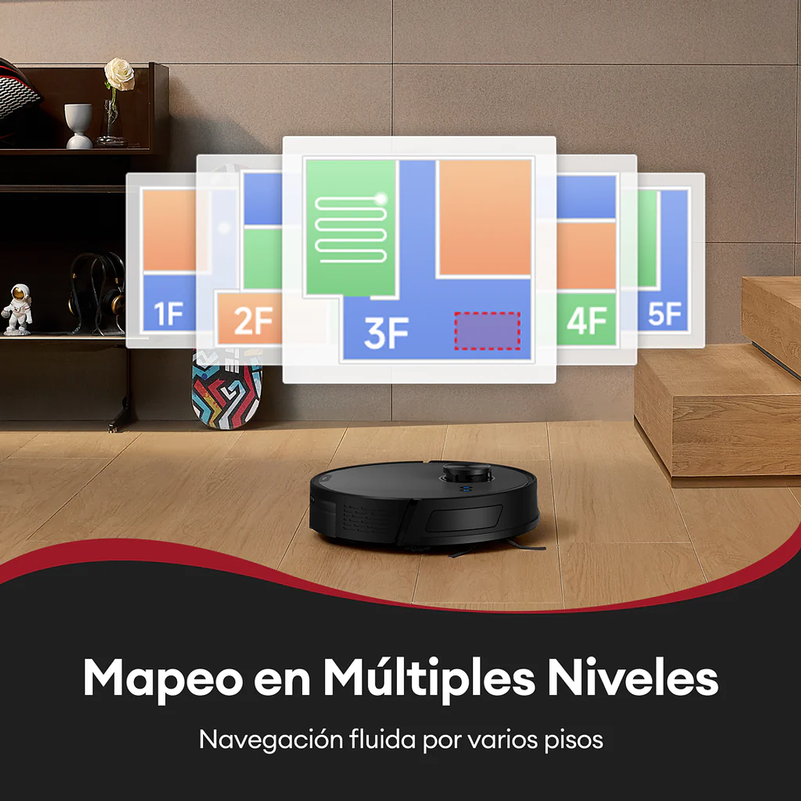 Ultenic T10 Lite: Robot Aspirador y Fregasuelos 5