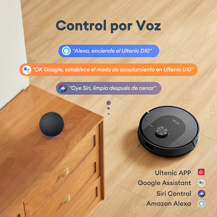 Ultenic D10 Robot Aspirador y Fregasuelos 11
