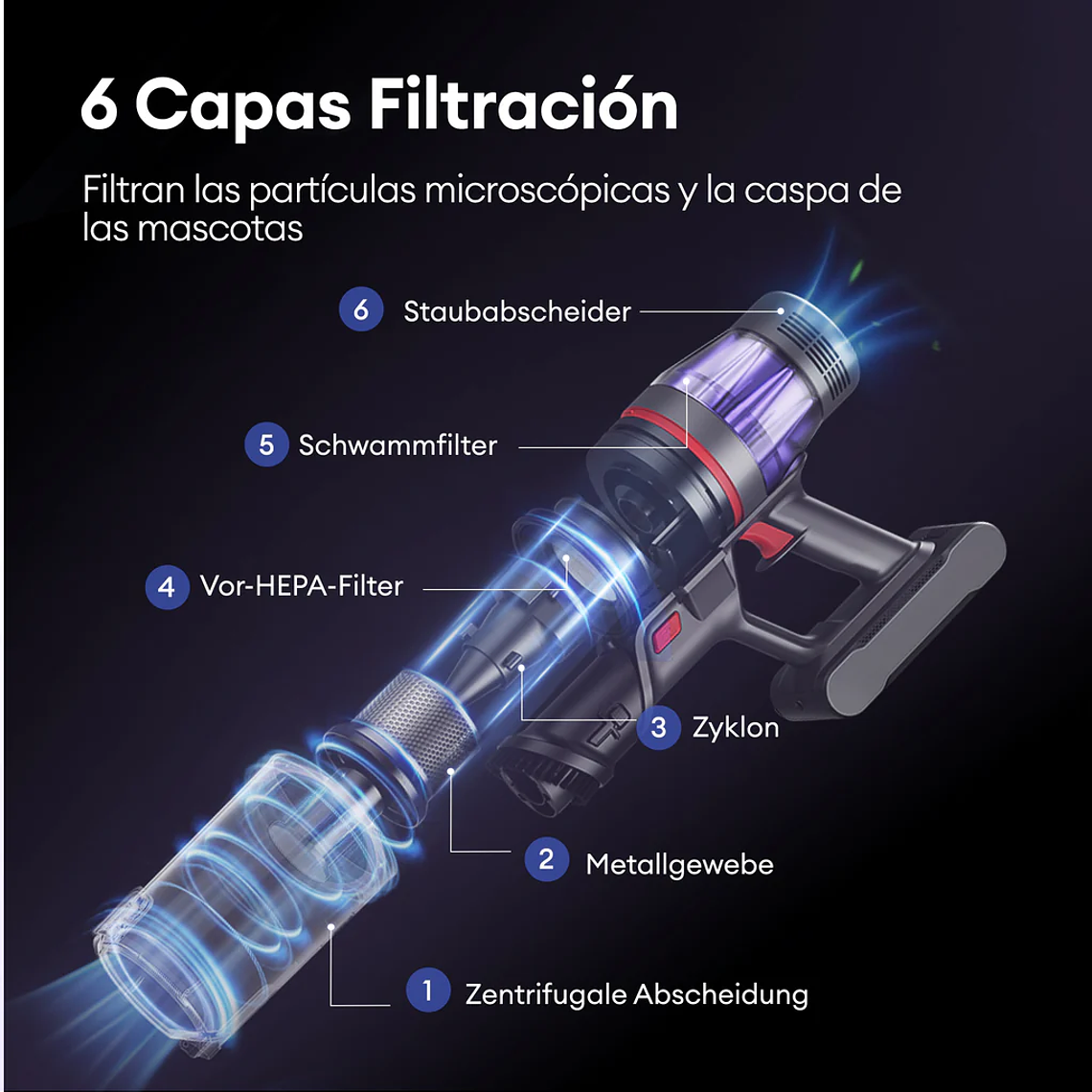 Ultenic U16 Flex Aspiradora sin Cable 7