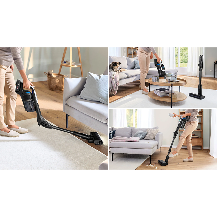 Aspiradora BOSCH sin cable Unlimited 10 Blanco 4