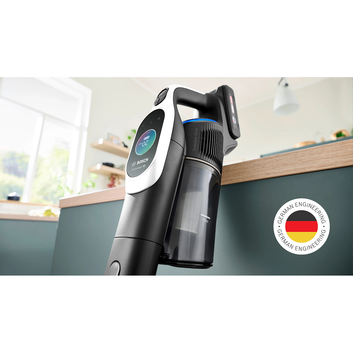 Aspiradora BOSCH sin cable Unlimited 10 Blanco 6