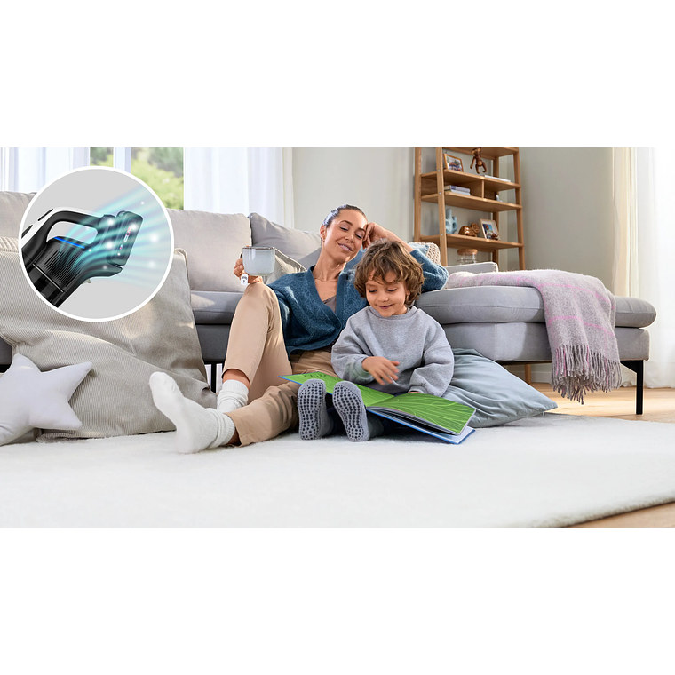 Aspiradora BOSCH sin cable Unlimited 10 Blanco 14