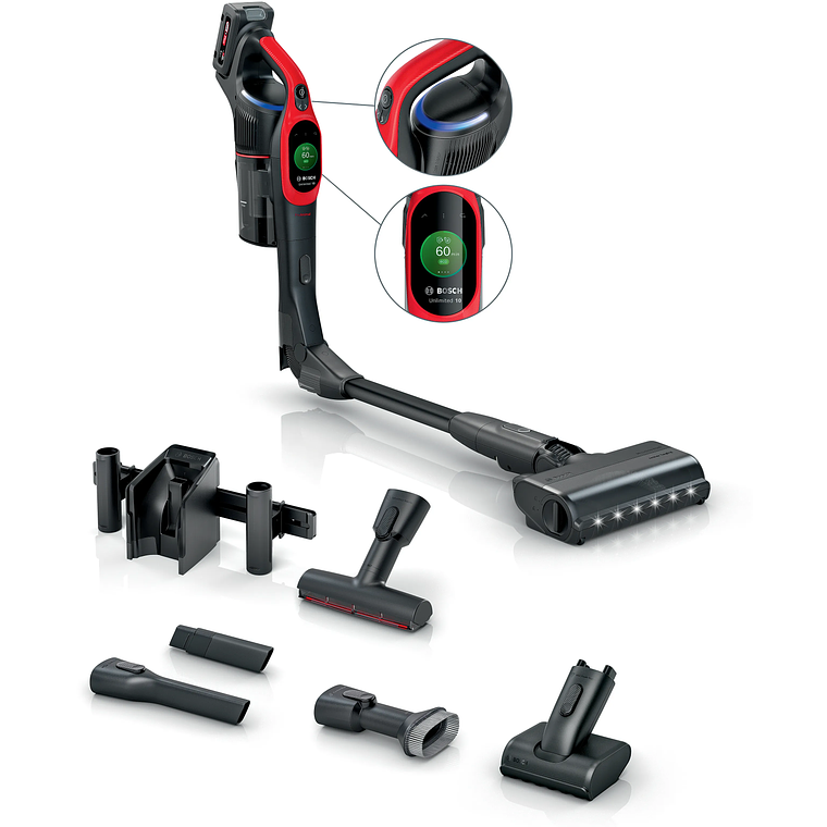 Aspiradora BOSCH sin cable Unlimited 10 Pro Animal Rojo 1