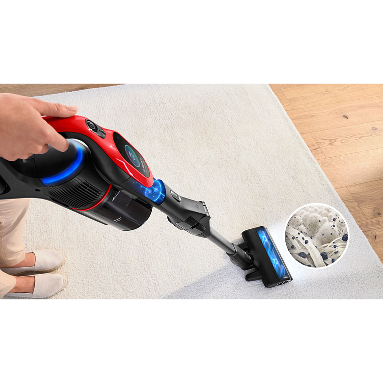 Aspiradora BOSCH sin cable Unlimited 10 Pro Animal Rojo 5