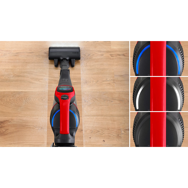 Aspiradora BOSCH sin cable Unlimited 10 Pro Animal Rojo 13