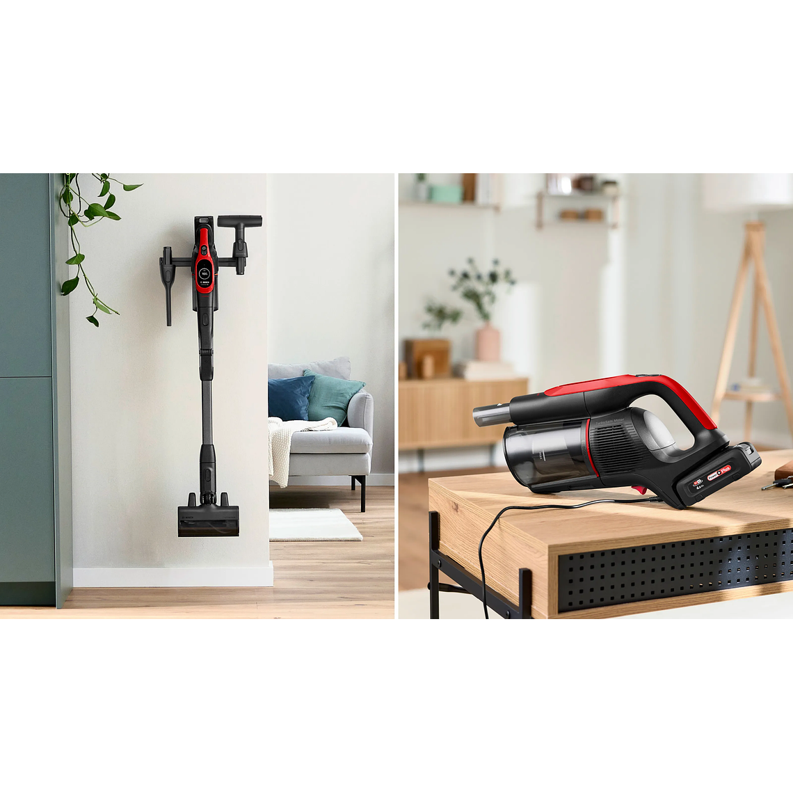 Aspiradora BOSCH sin cable Unlimited 10 Pro Animal Rojo 17