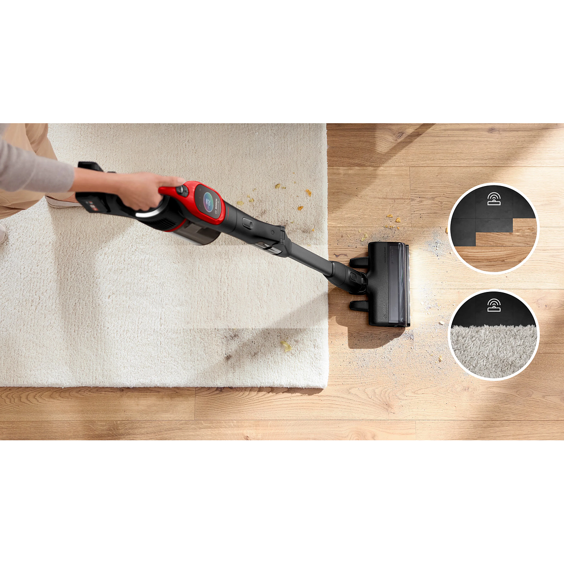 Aspiradora BOSCH sin cable Unlimited 10 Pro Animal Rojo 20