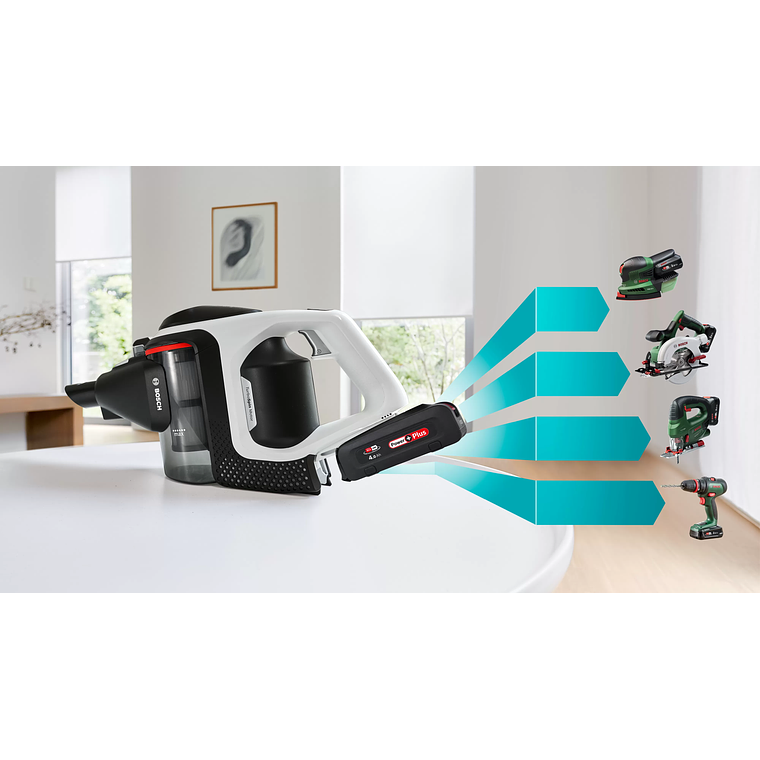 Aspiradora BOSCH sin cable Unlimited 8 GEN2 Blanco 10