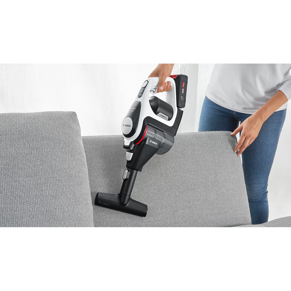 Aspiradora BOSCH sin cable Unlimited 8 GEN2 Blanco 13