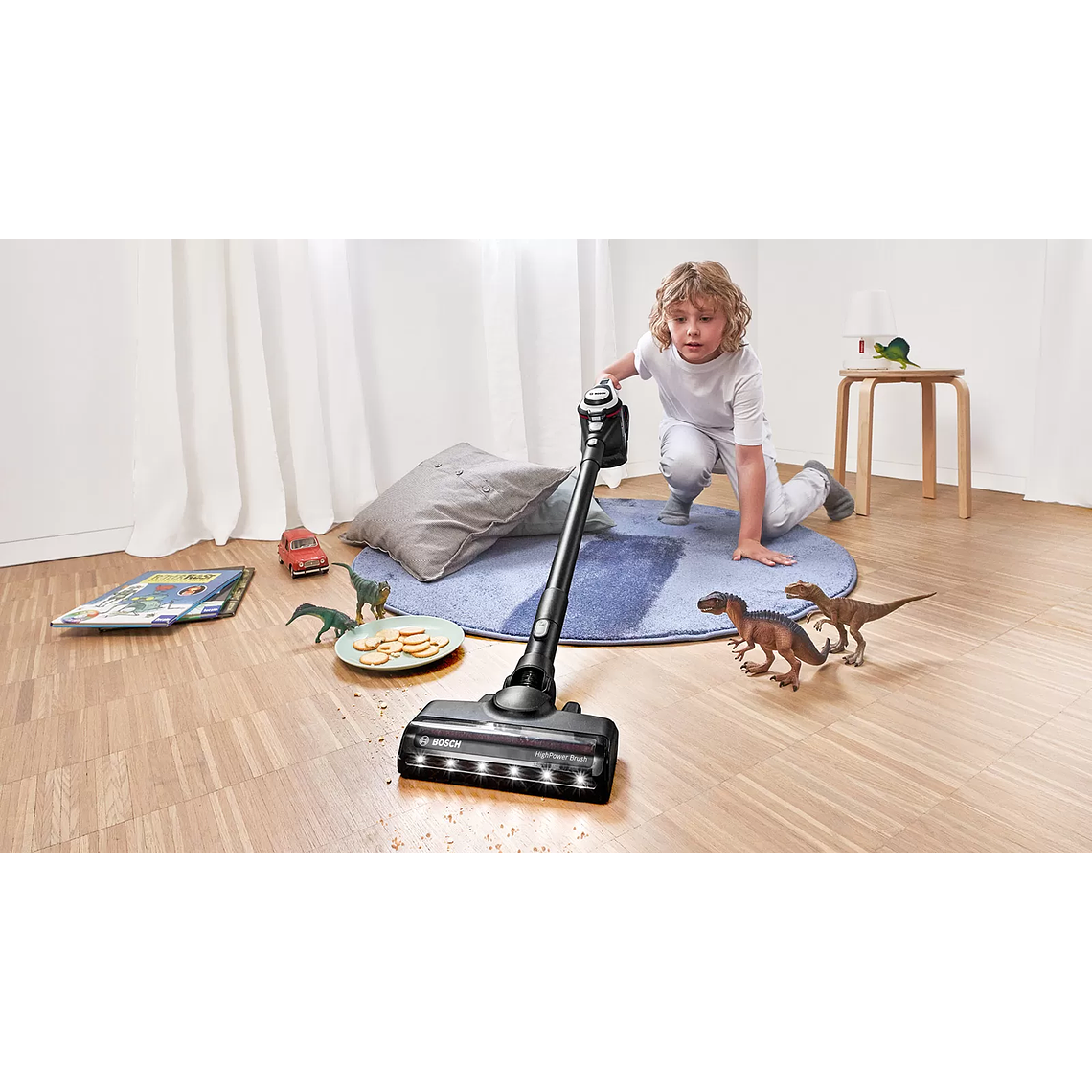 Aspiradora BOSCH sin cable Unlimited 8 GEN2 Blanco 19