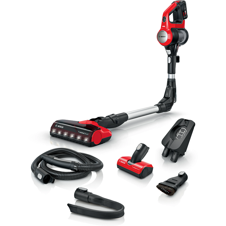 Aspiradora BOSCH sin cable Unlimited 7 Pro Animal Rojo 1