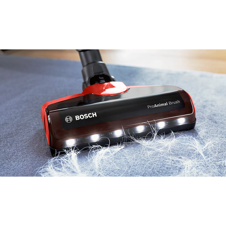 Aspiradora BOSCH sin cable Unlimited 7 Pro Animal Rojo 3