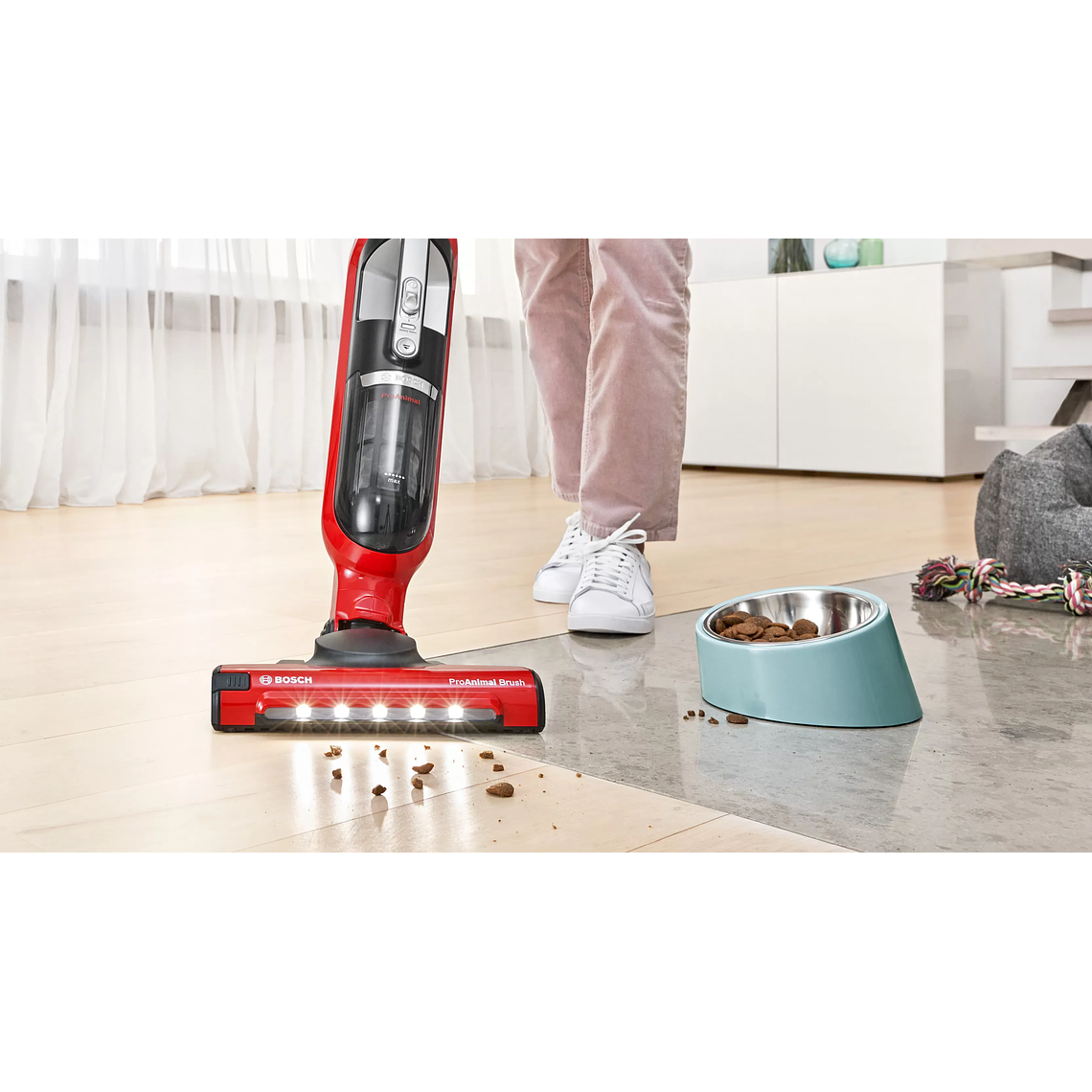 Serie 4 Aspiradora BOSCH sin cable Flexxo Gen2 28Vmax ProAnimal Rojo 9