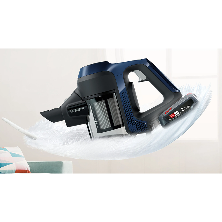 Aspiradora Bosch sin cable Unlimited 7 Azul 8