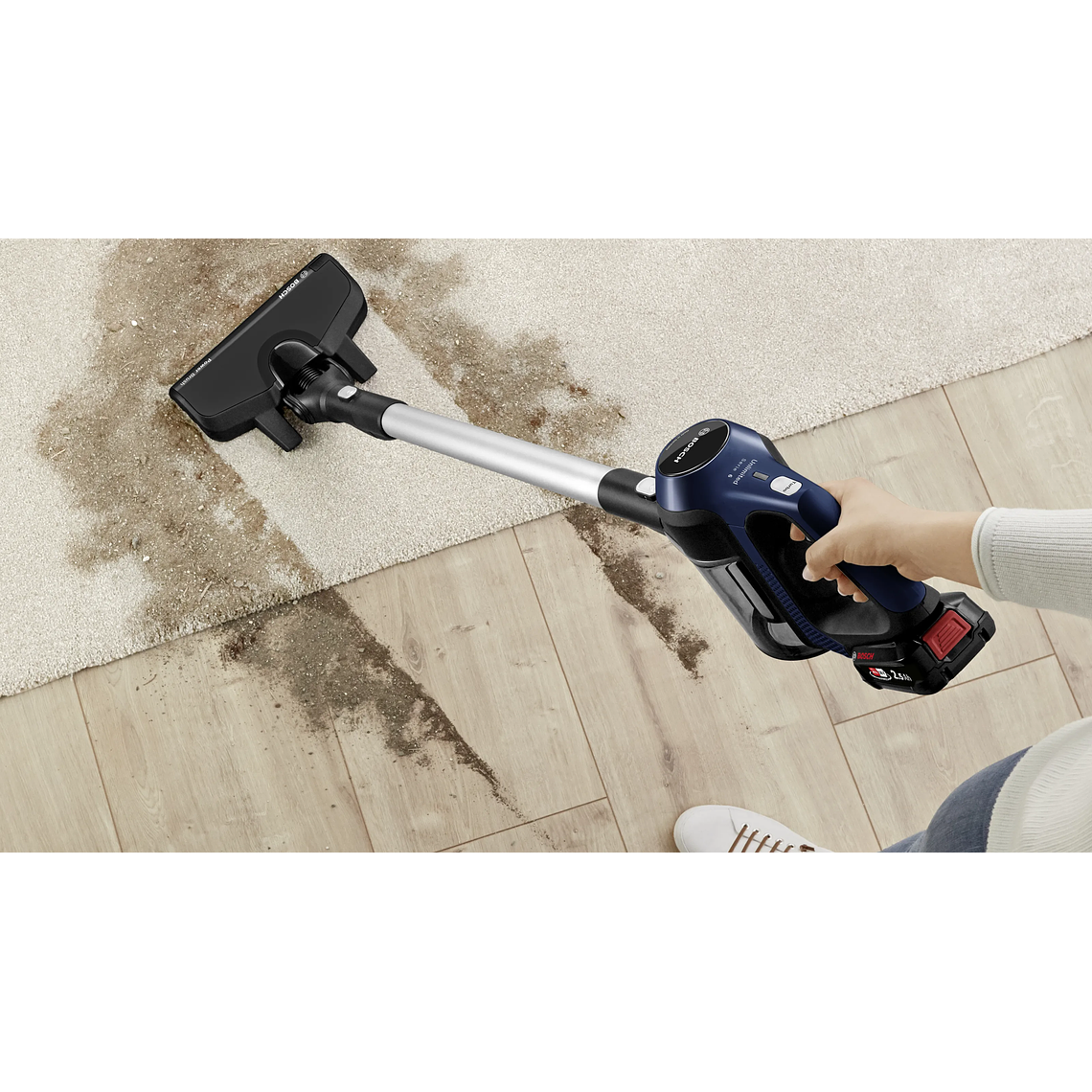 Aspiradora Bosch sin cable Unlimited 7 Azul 10