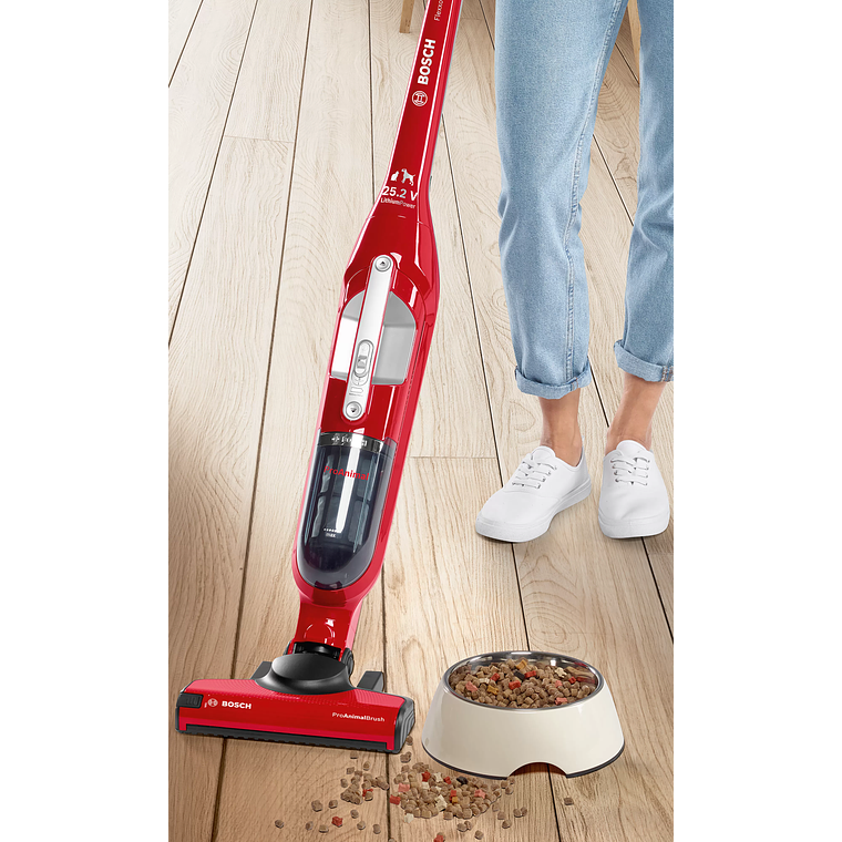 Serie 4 Aspiradora BOSCH sin cable Flexxo 25.2V Rojo 6